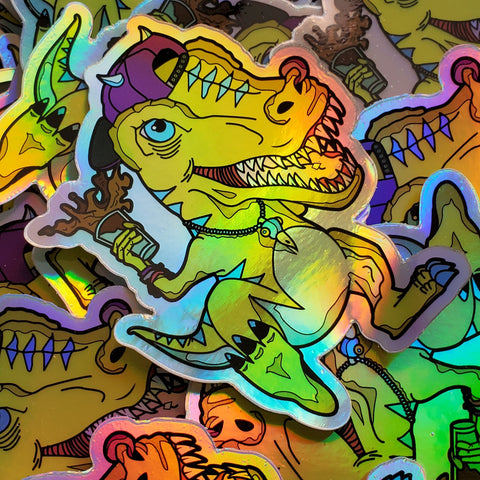 Choccy Dino Sticker